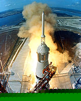 Saturn V carrying Apollo 11